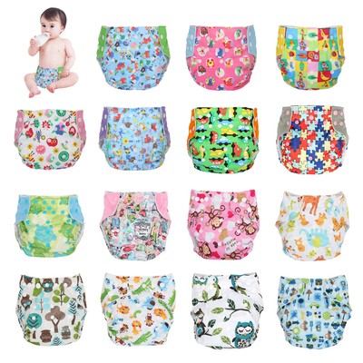 Baby Washable Reusable Real Cloth STANDARD Hook-Loop Pocket Nappy Diaper