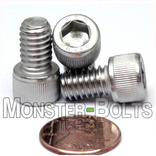 5/16-18 Socket Head Cap Screws, 18-8 (A2) Stainless Steel, SAE Coarse Thread - Picture 4 of 16