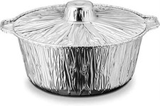 Jet Foil X-Large Disposable Aluminum Pots wit...