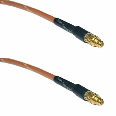 RG316 DS (double shield) MMCX MALE to MMCX MALE Coaxial RF Pigtail Cable USA