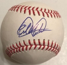 ESTEVAN FLORIAL SIGNED RAWLINGS MLB BASEBALL YANKEES COA