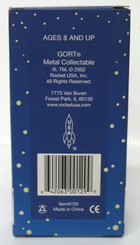 Rocket USA 5" GORT Robot Metal Collectable 2002 The Day The Earth Stood Still - Picture 2 of 6