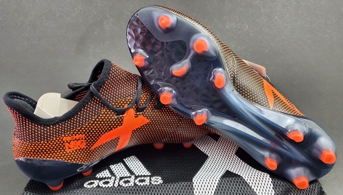 Adidas X 17.1 FG, Core Black/Solar Red, Size 7.5 (S82288) - Picture 2 of 12