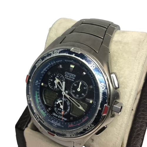 Citizen Eco Drive Titanium Stars &Stripes America's Cup 2003 Watch C660-T000291 - Picture 2 of 14