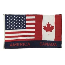 USA American and Canada Friendship Flag 3 x 5 Foot America Canadian Friend New
