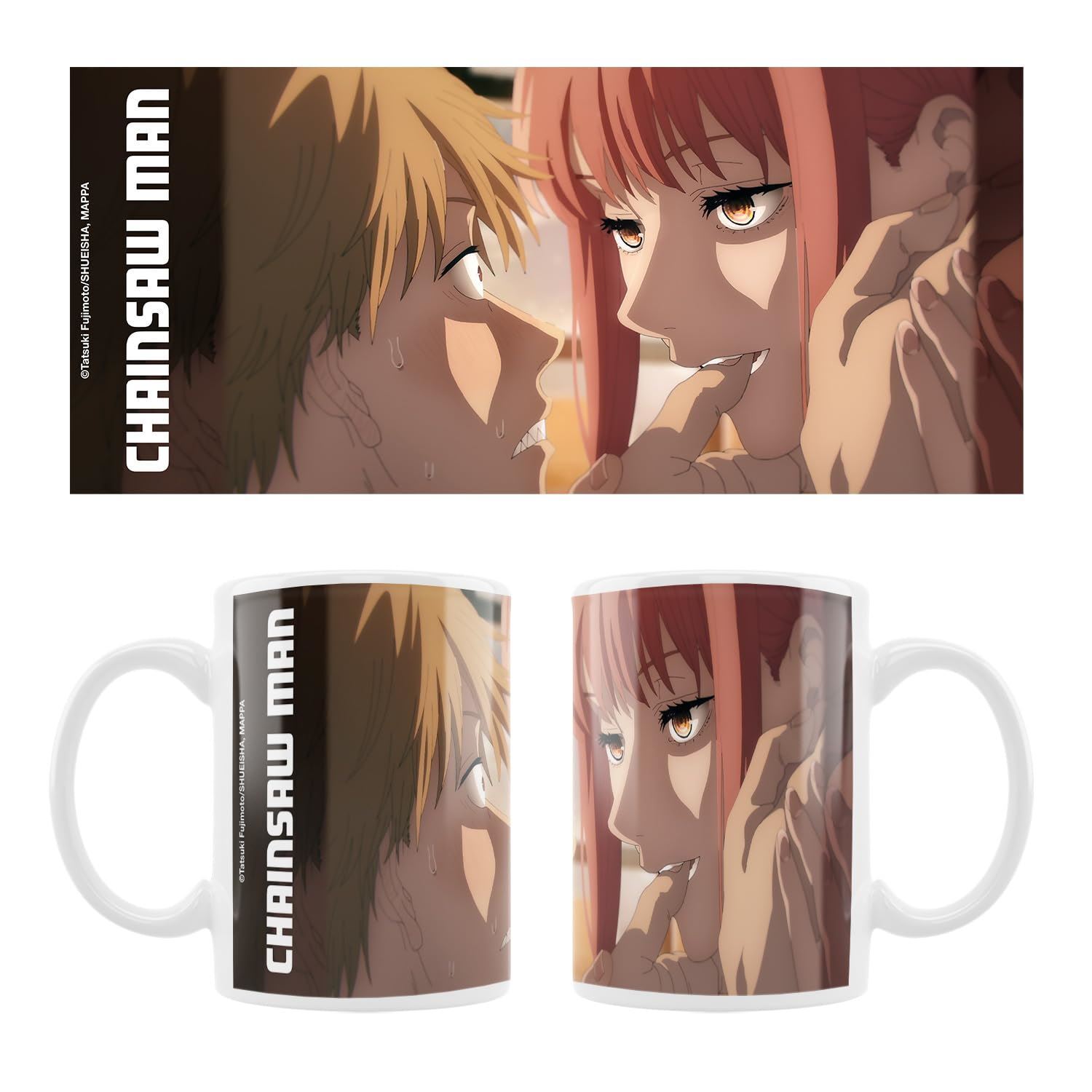 Chainsaw Man Ceramic Mug Denji & Makima