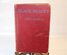 Vintage HC classic book Black Beauty Anna Sewell illus young folks edition 1920s