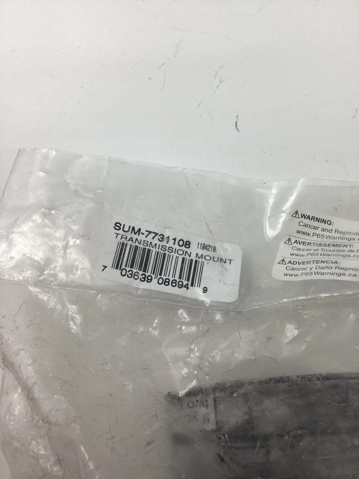 Transmission Mount SUM-7731108 Black GM Chevy Polyurethane  Steel Gray - Image 2 of 4