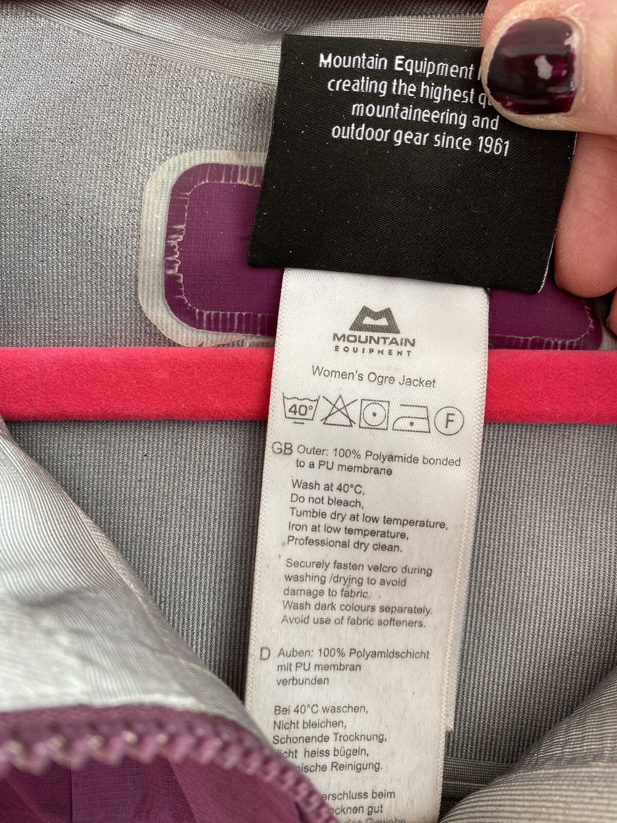 Mountain Equipment Womens OGRE DriLite Shell Jacket Size 14 eBay