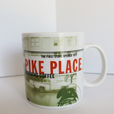 Starbucks 20 oz. Ceramic Coffee Mug Pike Place Commemorative 1st