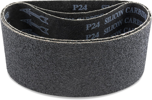4 X 24 Inch 36 Grit Silicon Carbide Sanding Belts, 3 Pack - Picture 10 of 11