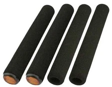 bike Road Foam Grips 4Piece Set Black. lowrider grips, beach cruiser grips