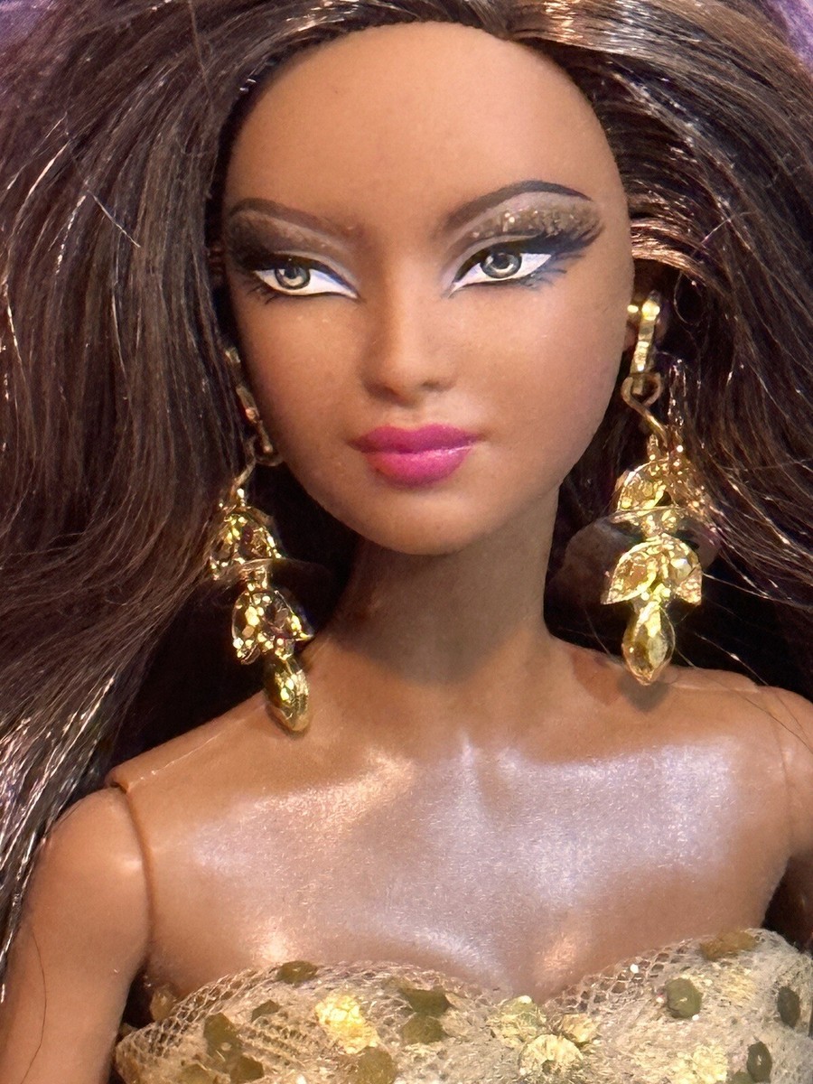 Barbie 50th Anniversary AA Gold Label Limited Edition Doll In Gold Dress   | eBay