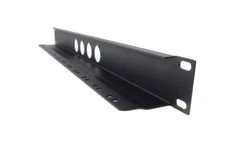 1U Procraft Cable Management Rack Panel W/Tie-down Shelf Punched for 4 XLR's 