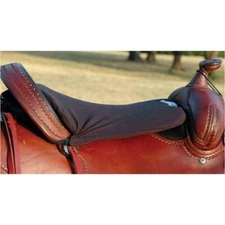 CASHEL TUSH CUSHION LONG Western Style Saddle Seat Pad black 1/2" close contact