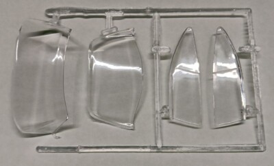 1970 Dodge Coronet Super Bee 1/25 MPC Glass Windshield Door Back Clear Plastic 