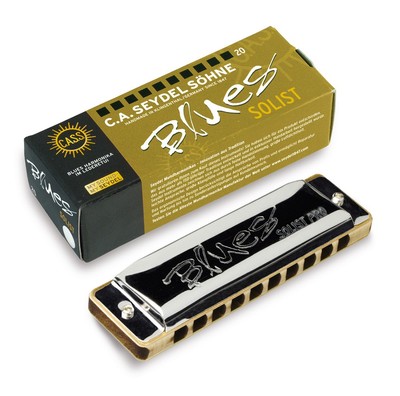 Seydel Soloist Pro Harmonica KEY OF CHOICE- Nice Sealed Wood Comb & Leather Case