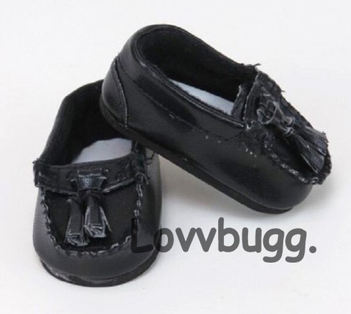 "Mocasines negros para American Girl Boy Logan 18" zapatos de muñeca esmoquin ¡ENVÍO GRATUITO AÑADIDOS! - Imagen 7 de 12