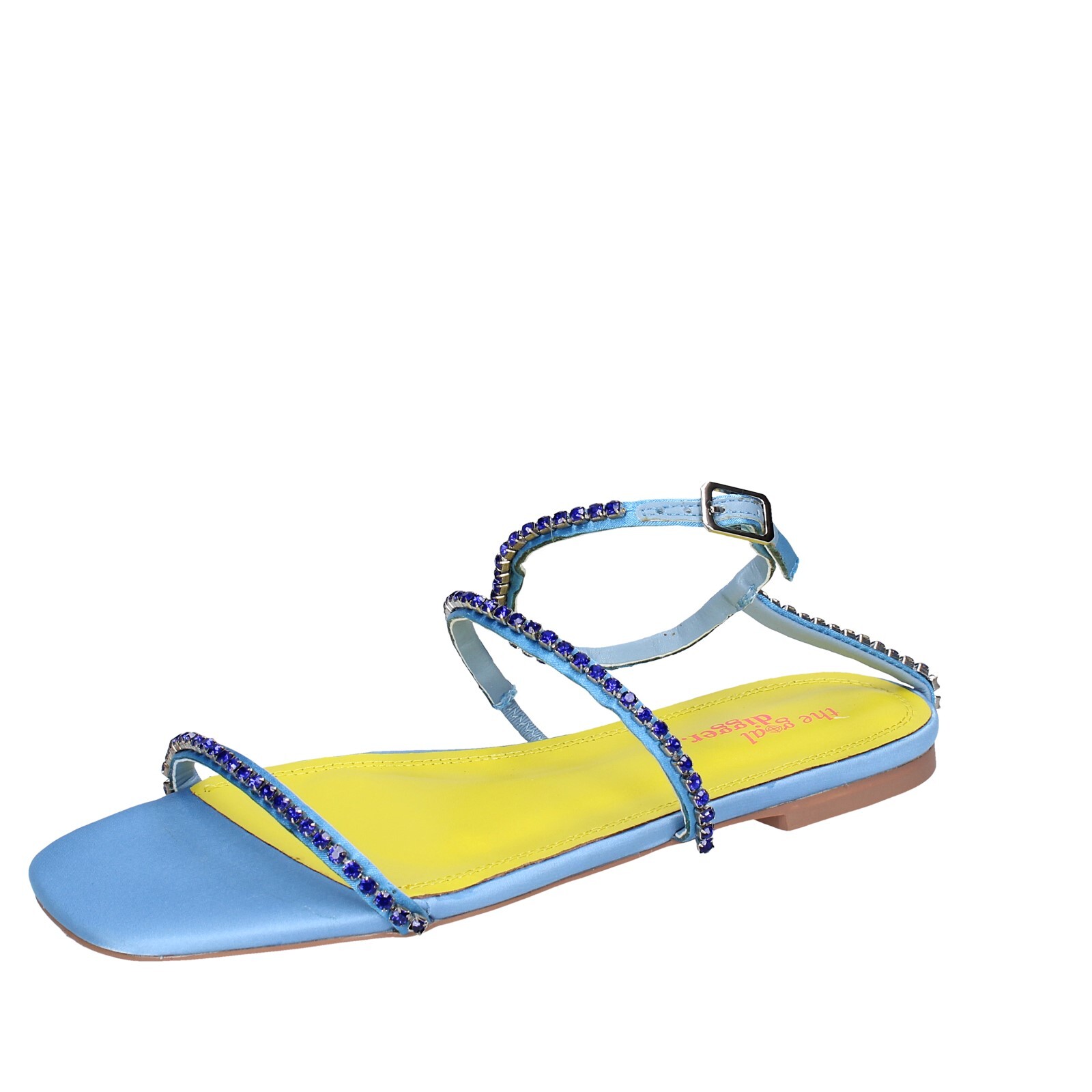 Женская обувь босоножки THE GOAL DIGGER 8 (EU 38) синие текстильные стразы EX558-38