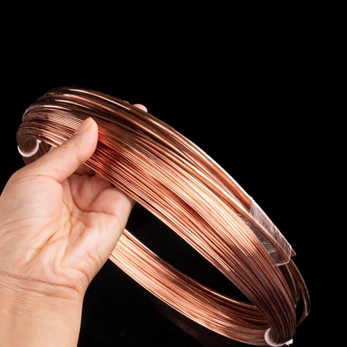 Filo di rame vuoto 99,9% rame senza vernice filo per bricolage 0,2 mm - 5 mm non rivestito - Foto 4 di 14