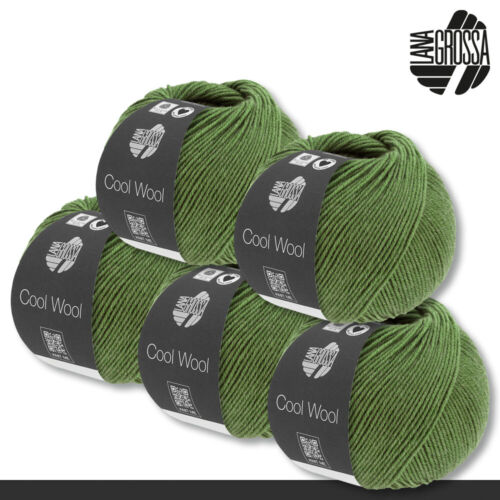Lana Grossa 5x50 g Cool Wool Mélange Schurwolle Merino Stricken Wolle 18 Farben - Bild 26 von 37