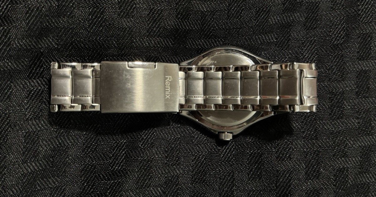 House Of NOW Branded Silver Stainless Steel Watch Hoc | Silver-tone Stainless Steel Half Dial Watch | In stock  main image 4