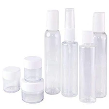 Soft 'N Style Empty Travel Size Bottles Set Plastic Empty... 
