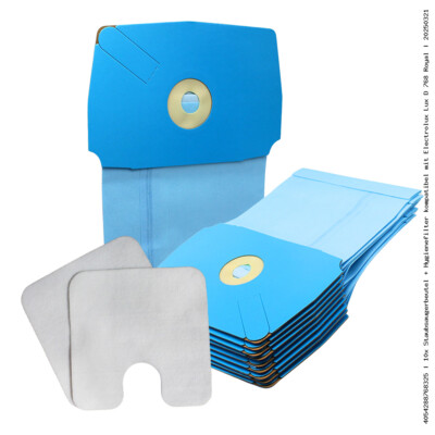10x Staubsaugerbeutel + Filter kompatibel mit Electrolux Lux D 770 Royal