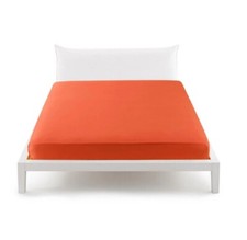 Lenzuolo Sotto All Around 100% Cotone - Elastico Perimetrale, 80x190cm H30, Colore Panna