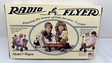 Radio Flyer / Original Little Red Wagon / 12.5 x 7.5 / Metal No. 5 / New In Box