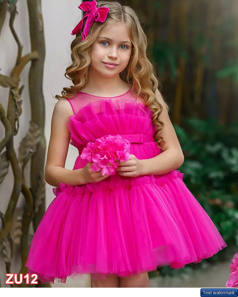 Mia Belle Girls | Fuchsia Perfect Diva Sleeveless Tutu Dress 8Y