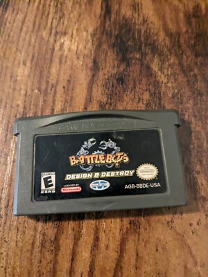 BattleBots Design and Destroy - Nintendo Game Boy Advance 2003 Cart Only Tested