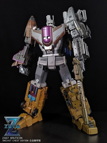 New In Stock Zeta Toys ZA-07 ZA07 Bruticon Bruticus Metal Chest Full Set of 5 - Picture 3 of 10
