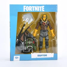 Fortnite Raptor w/Accessories & Weapons 7" Action Figure Toys NEW Bulk Pack