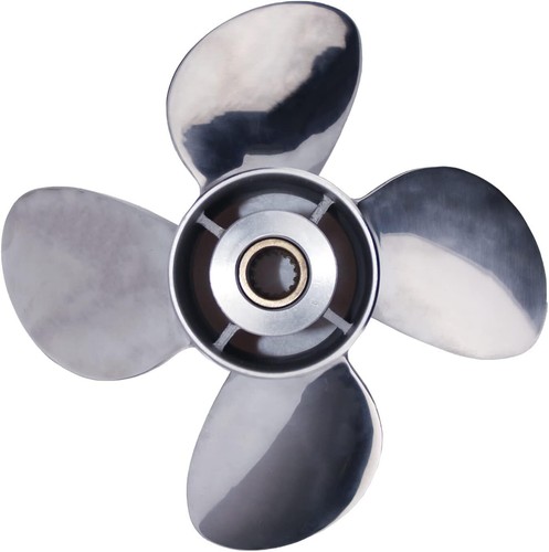 4B 13x19 Stainless Steel Outboard Propeller For Mercury 70 90 100 115 125 140HP - Afbeelding 5 van 7