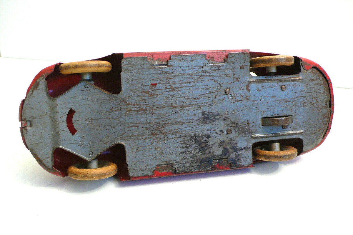 Jouet Ancien CIJ – Dyna Panhard En Tôle – 18 Cm – Années 1950 – Fonctionne