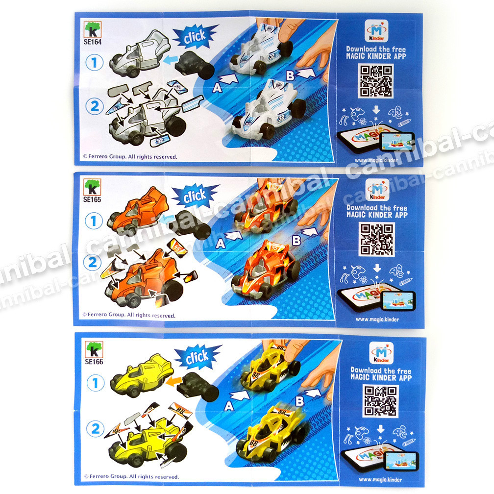 KINDER Joy - Surprise Eggs Toy - SE164, SE165, SE166 - HK set of 3