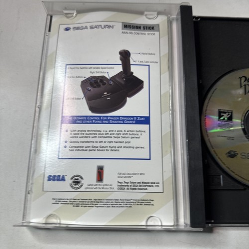 Panzer Dragoon II Zwei 2 Sega Saturn Complete With Manual and Registration Card - Picture 6 of 18
