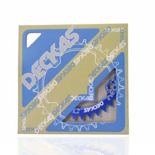 Single Narrow Wide Round Oval Chainring Chain Ring BCD 104mm 32 34 36 38T Blue - 第 10/14 張圖片