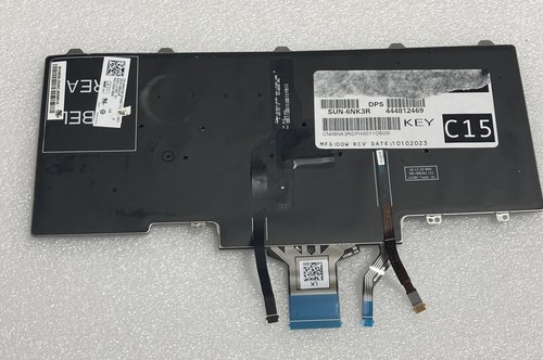 Dell Latitude 14 inch 5490 7490 Laptop US Backlit Keyboard 6NK3R 06NK3R - 第 2/2 張圖片