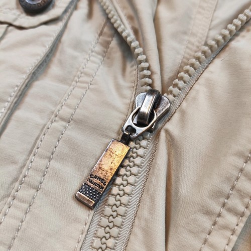 Vintage Camel Jacket Mens 50 XL Beige Detachable Sleeves Vest Utility Cargo 90s - Picture 14 of 15