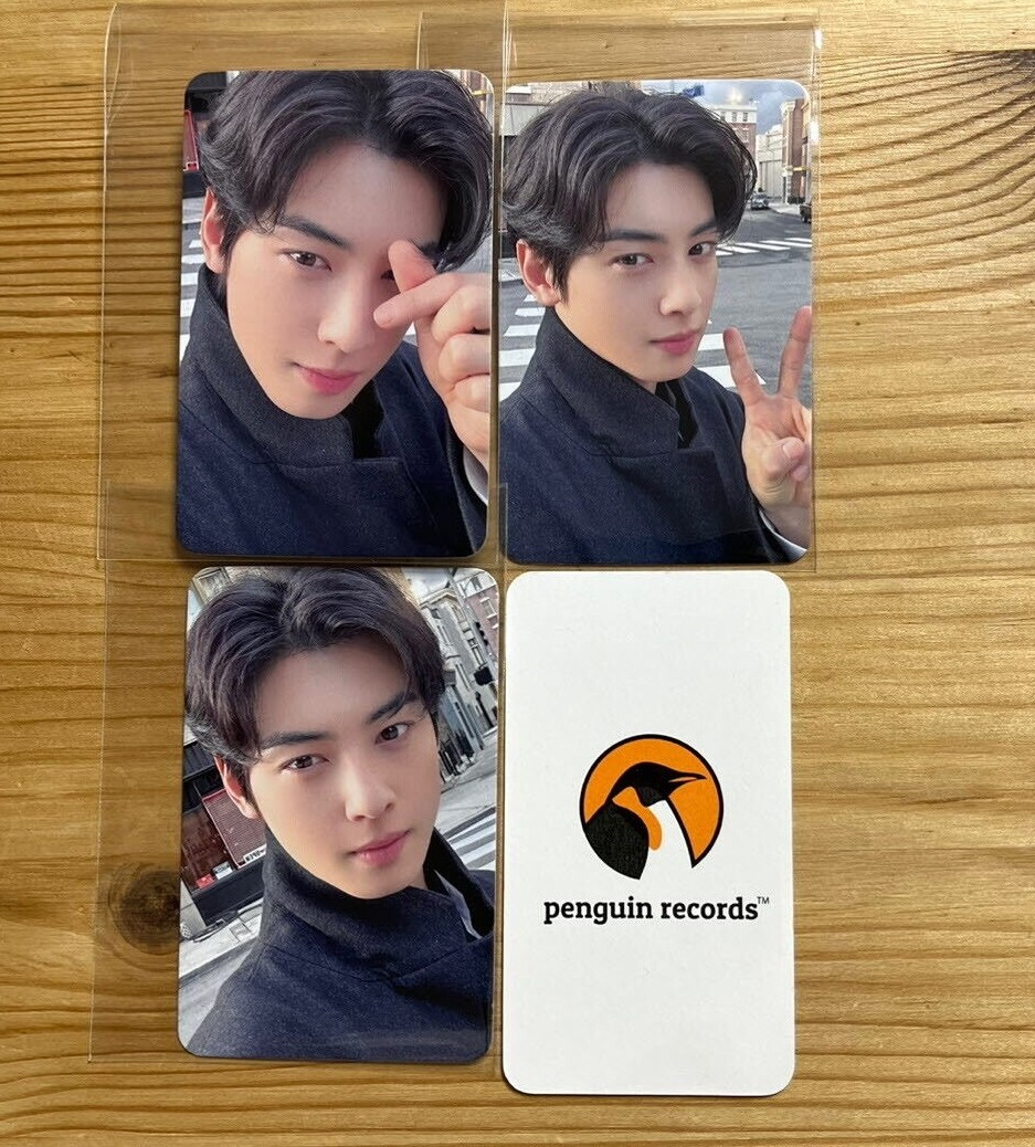 ASTRO CHA EUNWOO - 1st Mini ENTITY SOUNDWAVE POB PHOTO CARD EACH