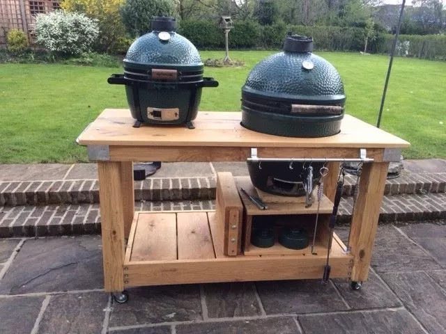 Big green egg top cover large table