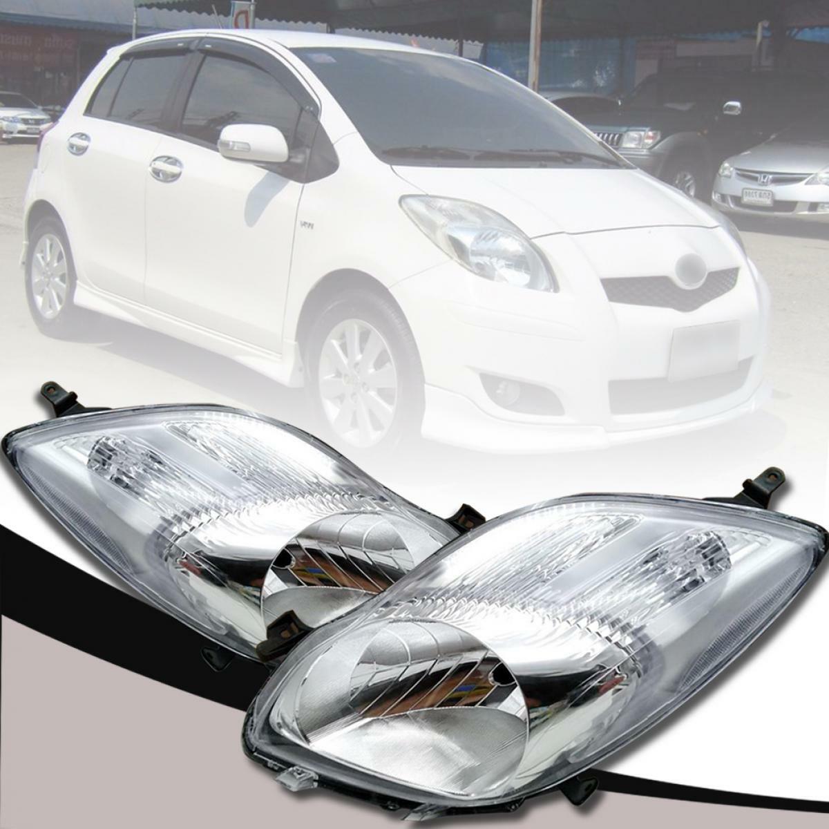 ヘッドライト VITZ Pair LR Head Lamp Front Light For Toyota Yaris Vitz XP90 2009-2012