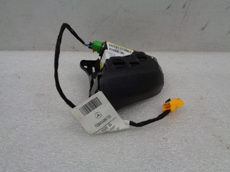 Bolsa de asiento de pasajero delantero derecho Mercedes C250 W204 2010-2014 negra OEM AK250696 Foto 4 de 4