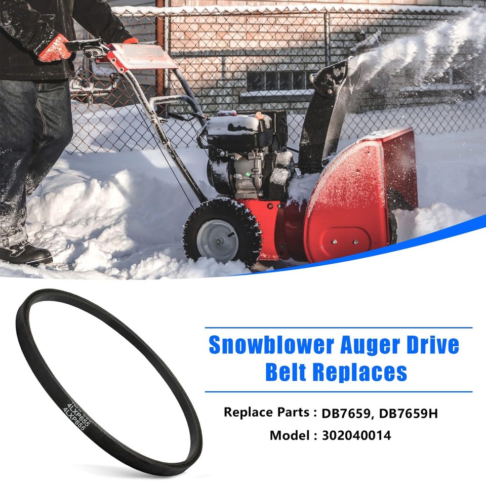 302040014 Snowblower Belt Auger Drive Belt Compatible with Powersmart Snow Th... eBay
