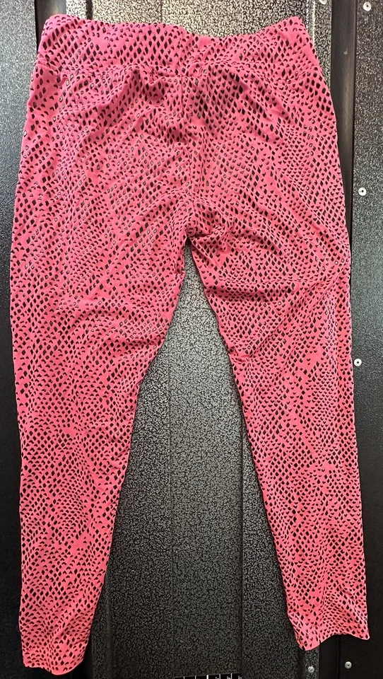 Pantalones elásticos Bongo rosa/negro 7/8 M para niñas Foto 3 de 3