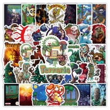 52pcs Terraria Game Character Stickers Steam PS5 NS Console Laptop Luggage Gift