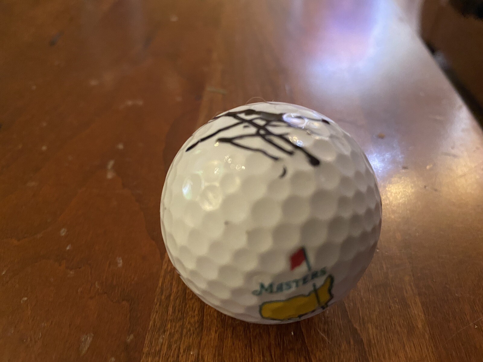 HIDEKI MATSUYAMA Autograph SIGNED AUGUSTA NATIONAL MASTERS GOLF BALL 