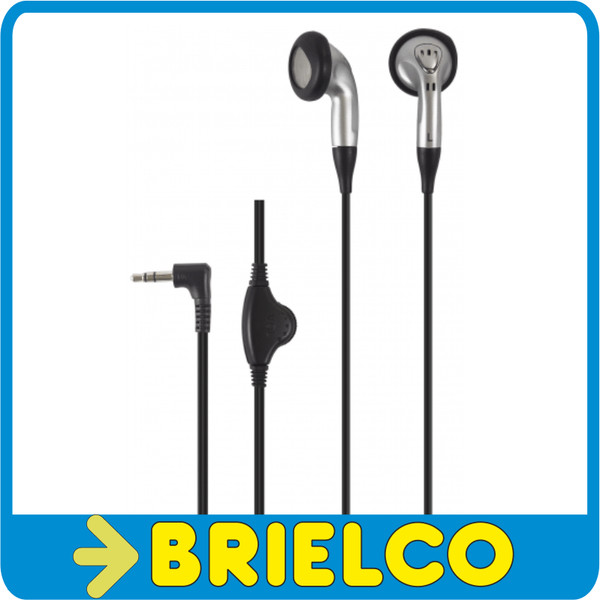 AURICULARES INTRAUDITIVOS ESTEREO HI-FI CONTROL VOLUMEN CABLE 1 METRO BD3871